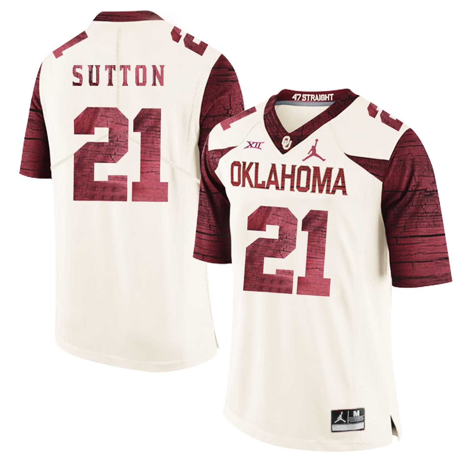 Oklahoma Sooners 21 Marcelias Sutton White 47 Game Winning Streak College Football Jersey Dzhi,We sell and wholesale Oklahoma Sooners 21 Marcelias Sutton White 47 Game Winning Streak College Football Jersey Dzhi on line form chian!